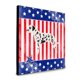 thumbnail image 1 of Panel decoración de Pared Caroline's Treasures USA Patriotic Dalmatian 8 x 8 x 0,625 pulgadas, 1 of 1