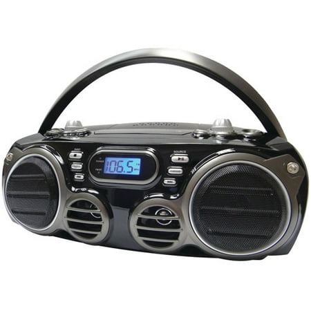 Sylvania SRCD682BT Bluetooth Portable CD Radio Boom Box with AM/FM