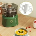 thumbnail image 5 of CURYMAY 2026 New Home Decor Food Processors Chopper with Meat Grinder&Veggie Chopper Mini Food Processor with Powerful Copper Motor Garlic Chopper Meat Grinder,White,One Size, 5 of 6