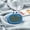 Blue, variant on sruoe Smart Alarm Clock , Smart Alarm Clock Radio, Alarm Clocks, Digital Alarm Clock, Digital Clock with Temperature Night Light for Kid, Plastic