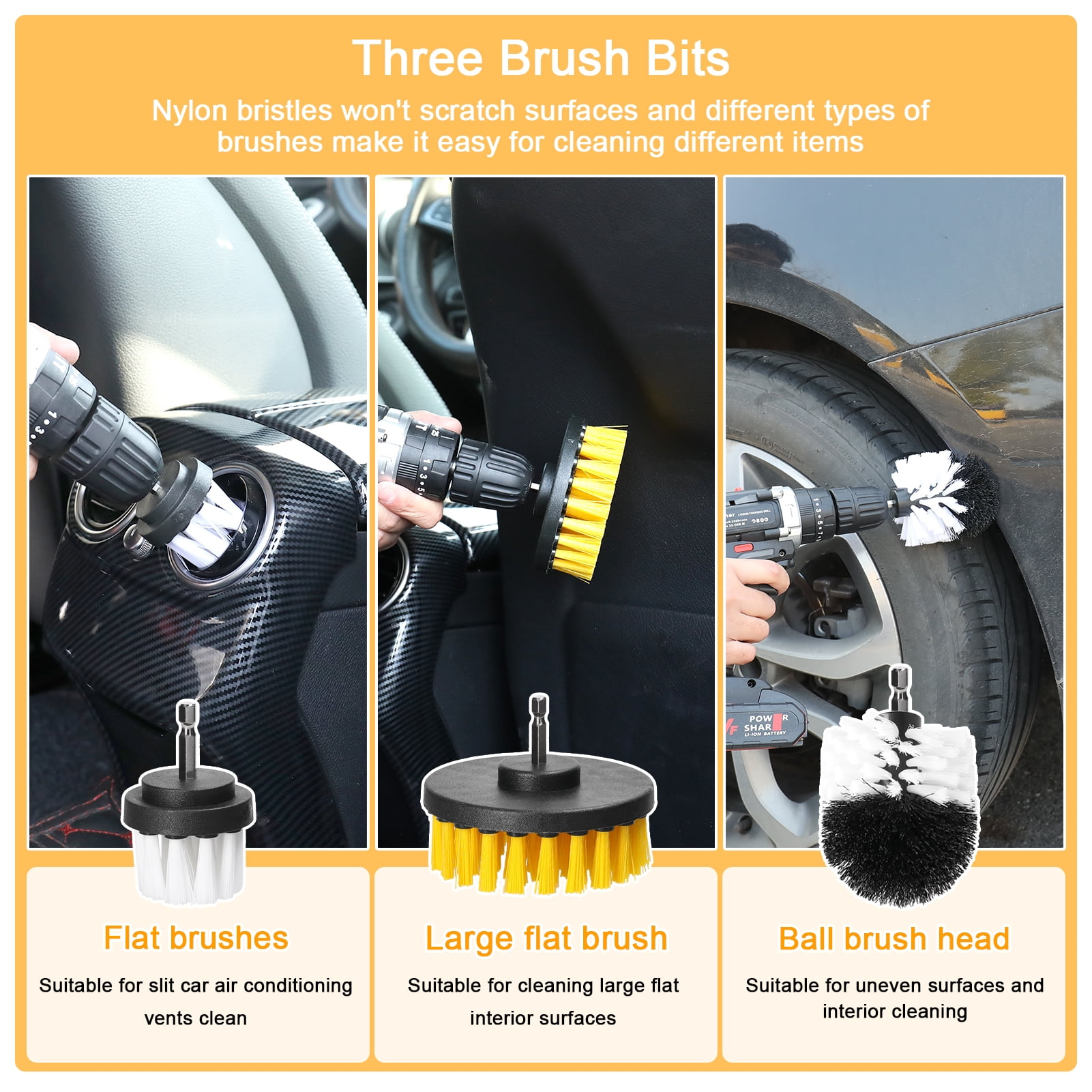 Car 38PCS Car Polishing Pads Waxing Buffing Sponge Pad Kit Set For Car Polisher Buffer Waxer Sander Polishing Tool Set