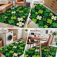 thumbnail image 5 of Area Rugs 2.7'x5', St. Patrick's Day Carpet for Living Room Bedroom Dining Room, Lucky Shamrocks Spring Leaves Plants Throw Kitchen Rugs Non Slip Washable Rectangle Indoor Outdoor Rugs, 5 of 8
