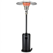90 in. 40000 BTU Steel Propane Cylindrical Pole Standing Patio Heater, Black
