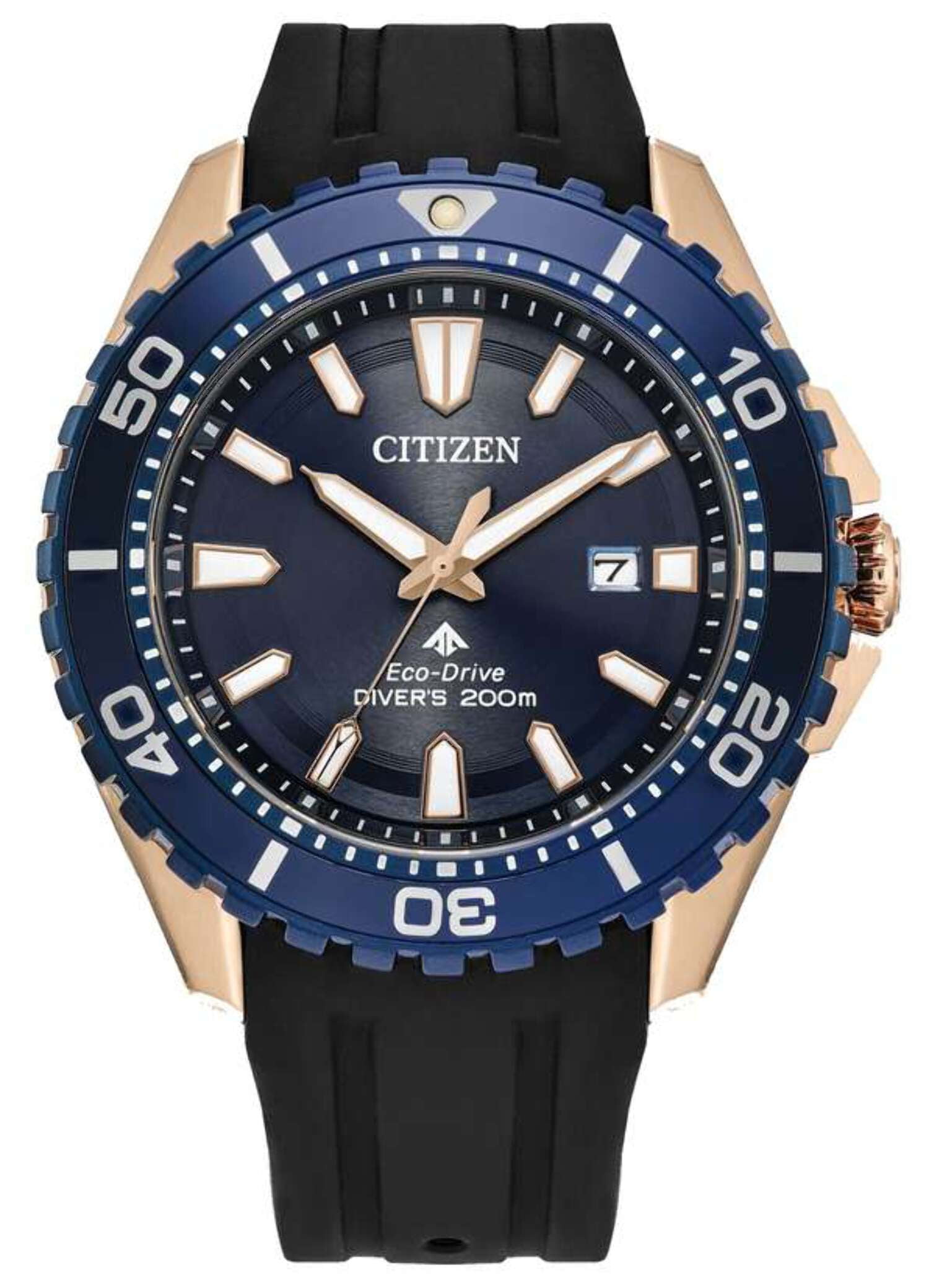 Citizen Men's Promaster Divers Eco-Drive Watch with Rubber