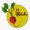 1pcs, variant on I'M Radish Er, Phone Decal Water Bottle Stickers Car Decals, Funny Birthday Gift