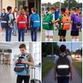 thumbnail image 2 of Trailmaker 17" Backpack – Reflective School Backpack with Padded Straps, Water Bottle Pockets for Kids & Adults, School Travel Camp (Red), 2 of 13