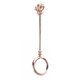 thumbnail image 1 of Ounissouiy Soporte para cigarrillos, anillo resistente a la corrosión, adorno Tobacciana, suministros de joyería coleccionables para mujeres y hombres, encendedores Oro rosa brillante 16 mm Ounissouiy HA060101-11B, 1 of 6
