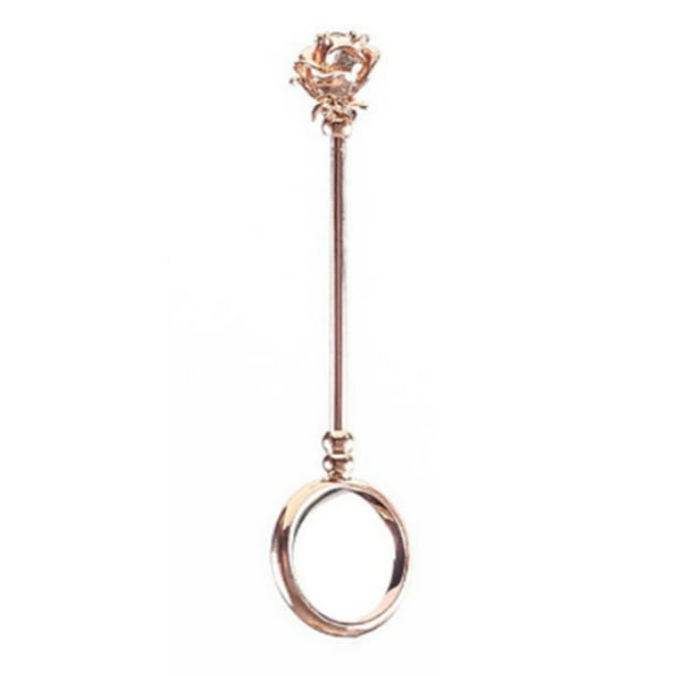 Ounissouiy Soporte para cigarrillos, anillo resistente a la corrosión, adorno Tobacciana, suministros de joyería coleccionables para mujeres y hombres, encendedores Oro rosa brillante 16 mm Ounissouiy HA060101-11B