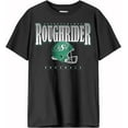 thumbnail image 1 of CFL Saskatchewan Roughriders Roughrider Helmet Black Large T-Shirt, 1 of 4