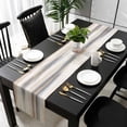 thumbnail image 3 of Beige Gray Table Runner 72 Inches Long, Abstract Grunge Mottled Neutral Texture Kitchen Coffee Dining Table Decoration for Home Party Birthday Wedding Home Decor 14x72 Inches, 3 of 8