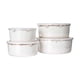 thumbnail image 3 of Contenedores de Alimentos 8 PZS Gibson Mauna Melamina Blanco Hielo CON Tapa de Polipropileno, 3 of 3