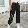 thumbnail image 6 of Women'S Pants Womens Casual Pants Black Yoga Pants Comfy Sweatpants Women Wide Leg Pants For Women with Pockets Womens Fall Pants, 6 of 9