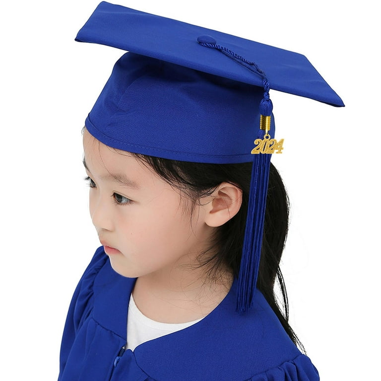 GraduationMall Matte Kindergarten Graduation Gown Cap Set with