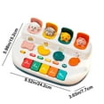 thumbnail image 3 of YEYDS Multifunctional Animal Baby Piano Toy, Musical Keyboard with Light Effects and Animal Sounds, Educational Toy for Infant Development and Play Clearance Sales Today Deals Prime, 3 of 6