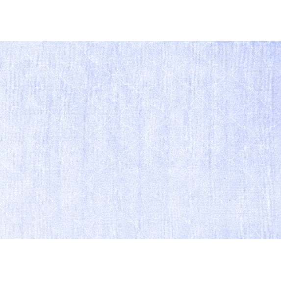 Ahgly Company Indoor Rectangle Abstract Blue Contemporary Area Rugs, 3' x 5'