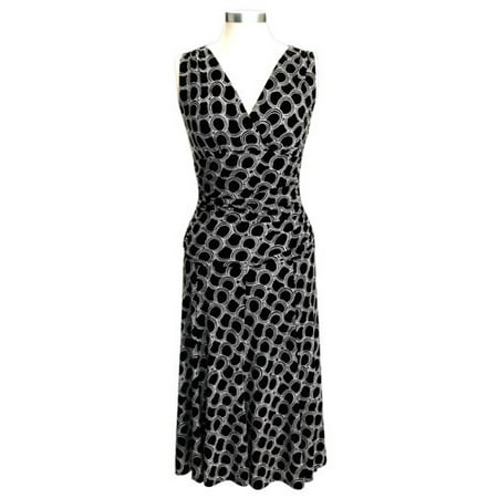 Women's Circular Print Dress