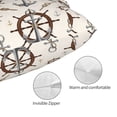thumbnail image 3 of Zufioo Anchor with Rope Print Double-Sided Throw Pillow Cover, Pillow Protector Home Decor - With Hidden Zipper, Suitable for Bedroom, Living Room, Car Interior-20"x30", 3 of 6
