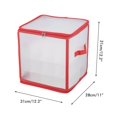 thumbnail image 4 of pitrice Transparent Storage Organizer Case for Storing Xmas LED Lights Garlands Christmas Tree Decorations, 4 of 8