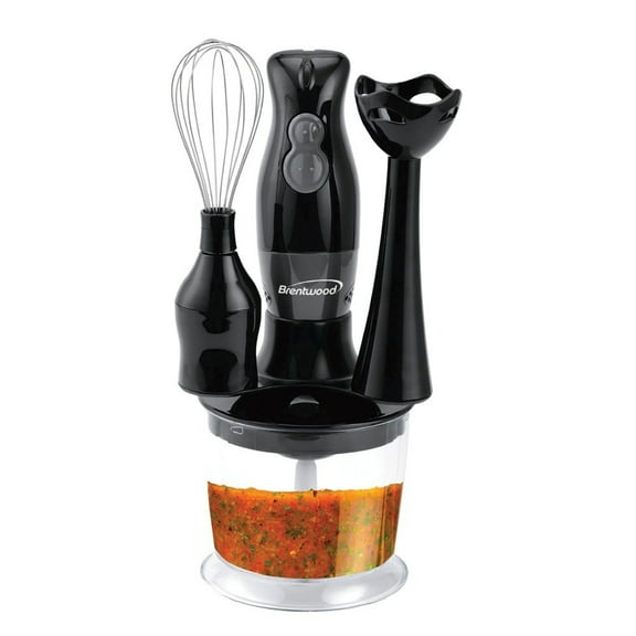 HB-38BK 2-Speed Hand Blender and Food Processor with Balloon Whisk (Black)