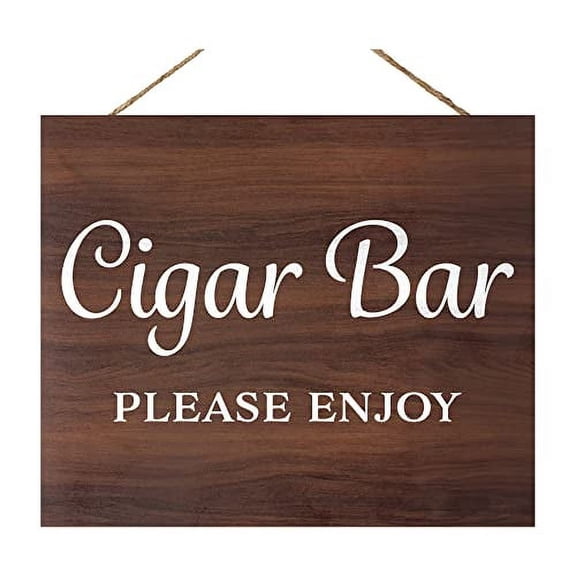 JennyGems Wedding Decor, Cigar Bar Wedding Sign Decor (Brown), Wedding Reception Signs Wedding Party Signs, Cigar Bar Sign, Bar Decorations Party Decorations, Cigar Sign