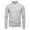 Gray, variant on hotojiny Men's Running Shirt Slim Fit Long Sleeve Quarter Zip Pullover Breathable Sun Protect Athletic Workout Shirts