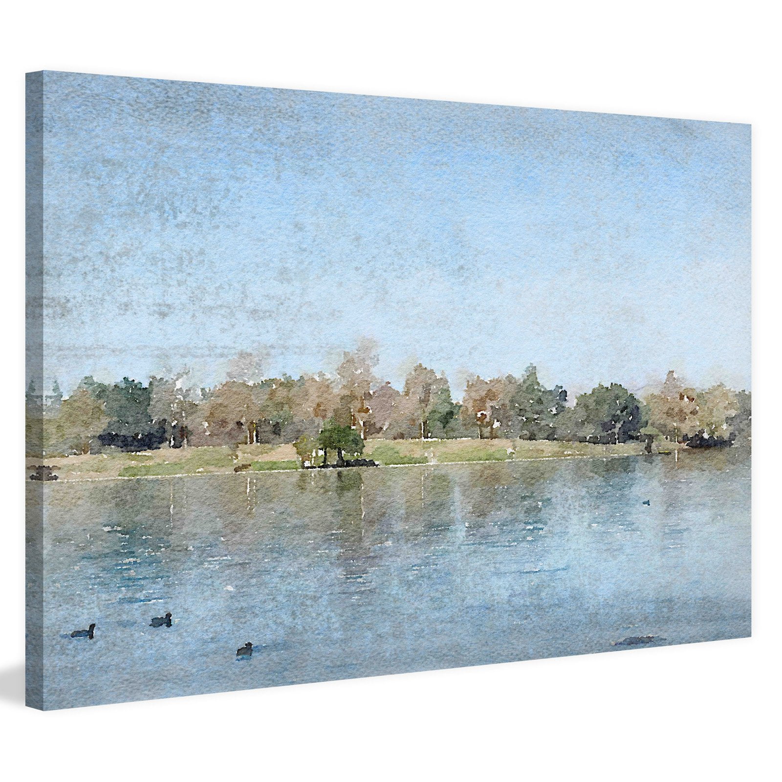 Marmont Hill 'Spring On The Farm 3' by Irena Orlov Painting Print on Wrapped Canvas