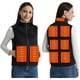 thumbnail image 1 of Chaleco calefaccionado de doble control de nueve zonas para hombres y mujeres, chaleco protector, cuello alto, chaleco recargable, ropa calefactora inteligente de temperatura constante,, 1 of 5