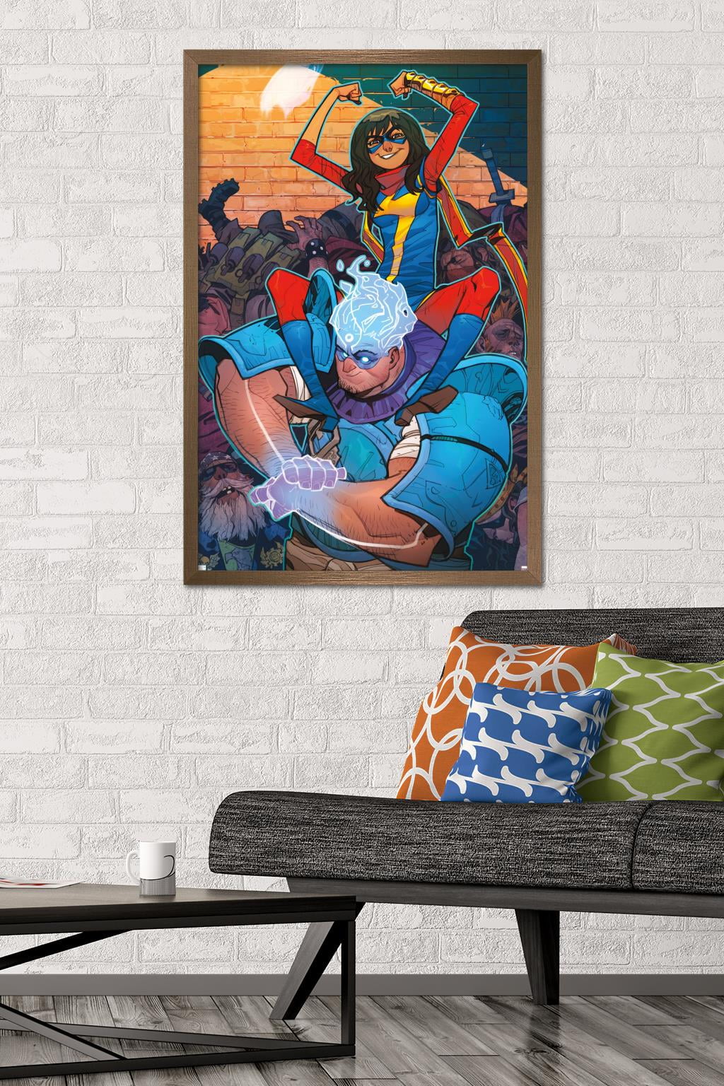 Marvel Comics - Ms. Marvel - Magnificent Ms. Marvel #13 Wall Poster, 22.375" x 34", Framed