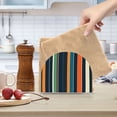 thumbnail image 2 of Yayeee Napkin Holder for Table Set of 2 Kitchen Paper Tissue Organization, Navy Blue Stripes, 2 of 8