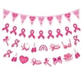 thumbnail image 3 of Nvzi Pancarta de decoración para fiesta del Día Internacional del Amor de la Mujer por los Senos - Pancarta para evento de concientización sobre la salud mamaria, C, 3 of 4
