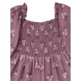thumbnail image 2 of Modern Moments by Gerber Toddler Girl Smocked Romper, Sizes 12 Months - 5T, 2 of 6