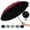 Burgundy, variant on Super Strong Windproof Automatic Folding Men Umbrella, 72/80 Bone Reinforced, Large Rainproof Sun Umbrellas Women