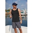 thumbnail image 3 of COOFANDY Men' Workout Tank Tops UPF 100+ Sleeveless Gym Muscle Shirts Quick Dry Bodybuilding Tanks for Swim Beach, 3 of 6