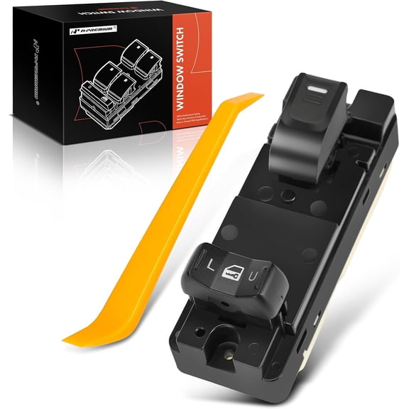 A-Premium Right Passenger Side Power Window Switch Compatible with Chevrolet Colorado 2004-2012, GMC Canyon 2004-2012, Hummer H3 2006 2008-2010, Isuzu i-280 i-350, Replace# 15205244