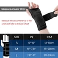 thumbnail image 6 of Carpal Tunnel Wrist Brace Night Support with Splints, Hand Brace for Arthritis, Tendonitis, Sprain, Injuries, Wrist Pain Relief, Wrist Immobilizer Adjustable Straps and Breathable for Women and Men, 6 of 8