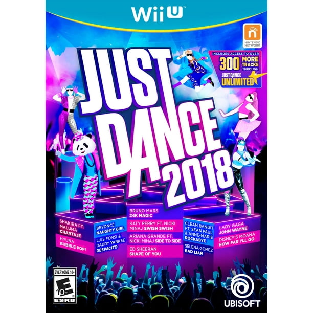 cassette Keer terug Pence Just Dance 2018, Ubisoft, Nintendo Wii U, 887256028602 - Walmart.com