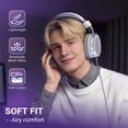 thumbnail image 4 of FIFINE HD18 Gaming Headset with Microphone for PC Computer, PS5, Xbox, Wired Open-back Headphones with 3.5mm Connect, White, 4 of 9