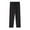 2-1-Black, variant on SELONE White White Mid Waist Lounge Pants Cotton Linen Cropped Trouser Pants Loose Casual Beach Pants Pull on Solid Soft Straight Leg Lightweight Comfy XL Breathable Summer Clothes