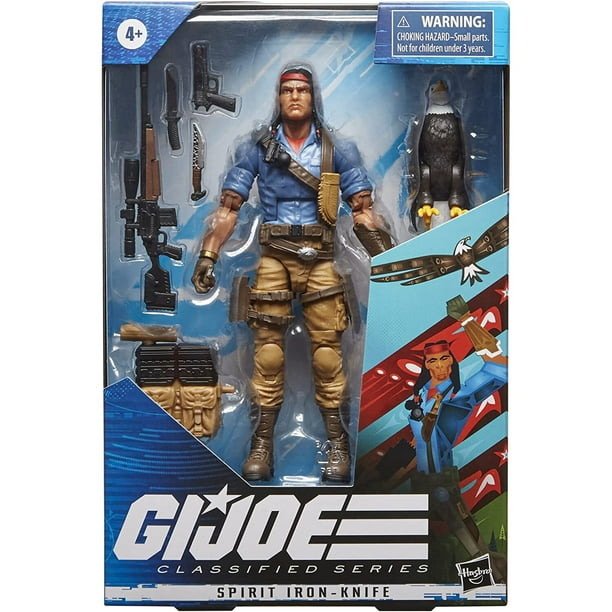 Hasbro GI Joe Figura coleccionable con cuchillo de hierro serie clasificada juguete accesorios modelo de accion 6 pulgadas zhangmenya LED Bodega Aurrera en linea