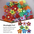 thumbnail image 4 of Becaristey 100 Pièces Fleurs Appliques Fleur Forme Patch Bricolage Cheveux Clip Coiffure, 4 of 6