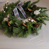 HONITANO Floral Arrangement Supplies 150Pcs U Shaped Pins Silver Zinc Alloy for Craft Enthusiasts and Florists