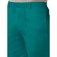 thumbnail image 4 of eloria Men's Premium Comfort Straight Fit Flat Front Dress Pant Pyjamas, Color: Teal, Size : 36, 4 of 6