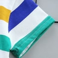 thumbnail image 3 of Gyratedream Boys Girls Stripe Tee+Rainbow Pocket Overalls Shorts Kid Summer Outfit Set, 3 of 10