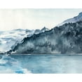 thumbnail image 2 of Parker, Jennifer Paxton 18x15 Black Ornate Wood Framed with Double Matting Museum Art Print Titled - Winter Fjords II, 2 of 4