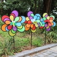 thumbnail image 2 of Rvidsgi Pin-wheel Funny Colorful Three Layers Bee Beetle Windmill Wind Spinner Pinwheels for Decoration, 2 of 8