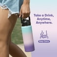 thumbnail image 5 of Daluvenix Stainless Steel Water Bottle with Straw Lid, 24oz Vacuum Insulated Water Bottles for Sports, Travel, Pink, 5 of 7