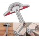 thumbnail image 1 of 10-Inch Stainless Steel Carpenters Protractor - Adjustable Angle Measuring Tool for Woodworking & Engineering_MM2, 1 of 5