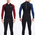 thumbnail image 3 of Tops de traje de neopreno de 1,5 mm de neopreno de 1,5 mm Trajes de neopreno de sol a prueba de sol Natación Canoa de canoa para aeróbicos de agua Buceo Snorkeling en agua fría Red 3xl kenally OD003633-06B, 3 of 7