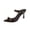 Black, variant on Stiletto Heels Sandals for Women Pointy Open Toe Comfort Slip-On Mules for Summer Vacation Party Wedding, Black Size 6