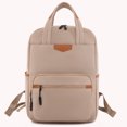 thumbnail image 5 of Mochila para ordenador de trabajo para mujer, mochila Oxford para ordenador portátil, Bolso de viaje para estudiante (caqui), 5 of 5
